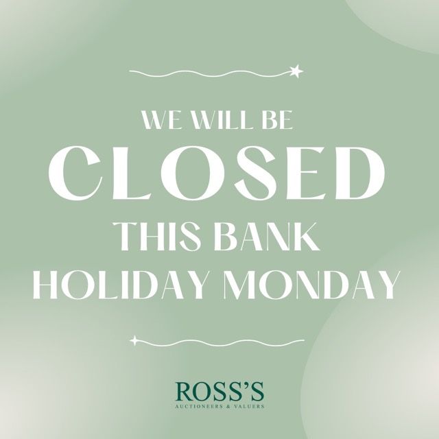 Bank Holiday - Monday 29th May
